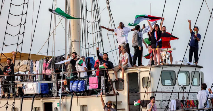 গাজাগামী সুমুদ ফ্লোটিলার বহরকে সুরক্ষা দেবে ইতালি ও স্পেন