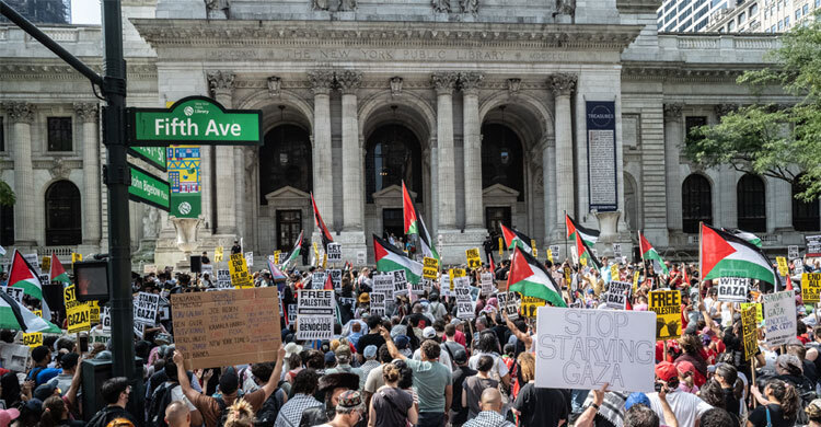 যুক্তরাষ্ট্রে নাটকীয়ভাবে বাড়ছে ফিলিস্তিনের প্রতি সমর্থন: জরিপ