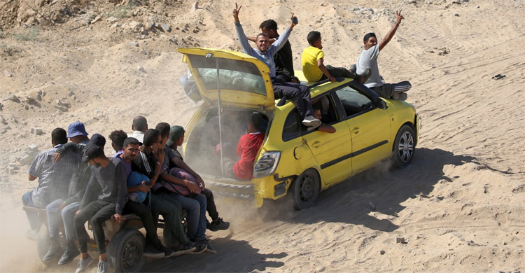 ইসরায়েলি ড্রোন-বোমা বিস্ফোরণের শব্দ ছাড়াই রাত কাটালো ফিলিস্তিনিরা
