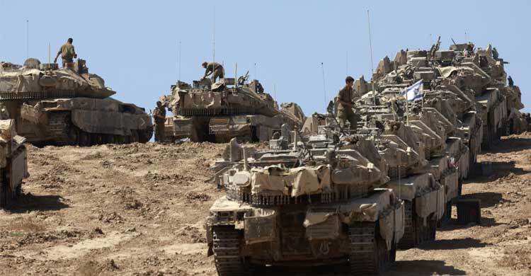 গাজা শহরে স্থল অভিযান শুরু করেছে ইসরায়েল, চলছে বোমাবর্ষণ