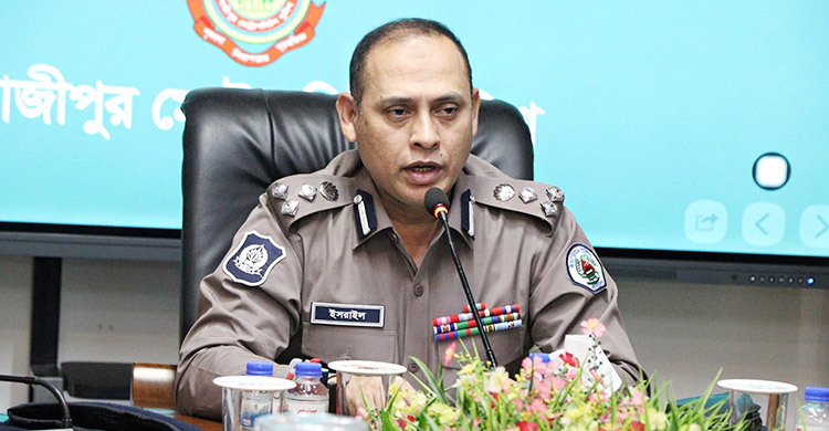 গাজীপুর মেট্রোপলিটনে নবাগত পুলিশ কমিশনারের যোগদান