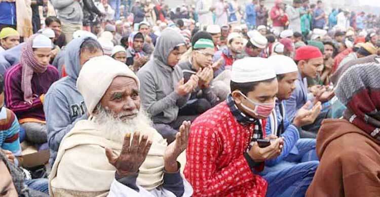 বিশ্ব ইজতেমা: দ্বিতীয় পর্বের আখেরি মোনাজাত শুরু