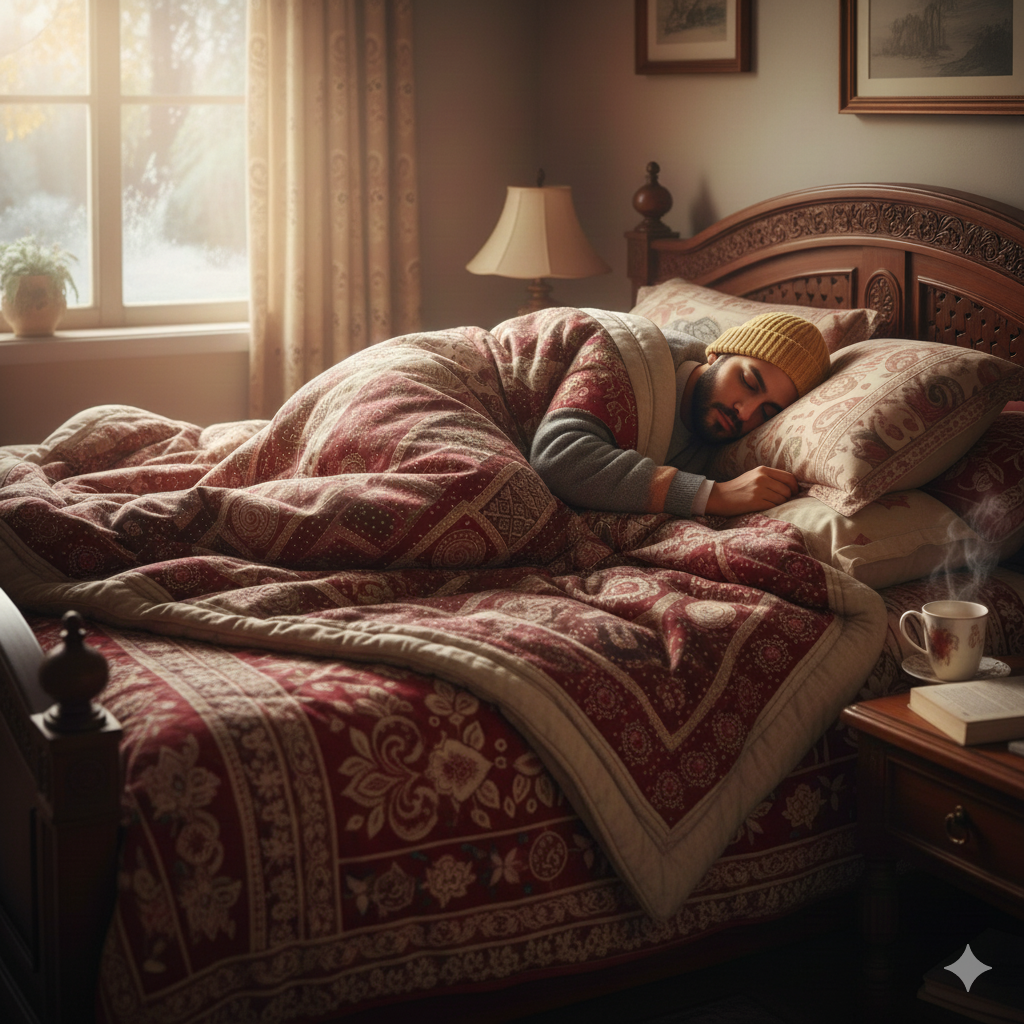 লেপ-কম্বলের আরামেই লুকিয়ে আছে স্বাস্থ্যের ক্ষতি