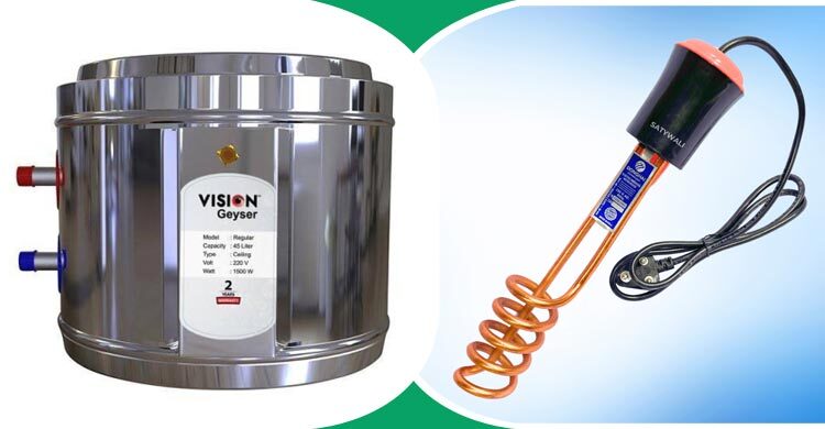 গিজার নাকি হিটিং রড কোনটিতে বিদ্যুৎ খরচ বেশি?