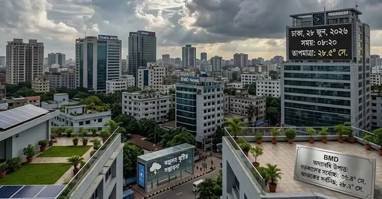 ঢাকায় আজ বজ্রসহ বৃষ্টি হতে পারে