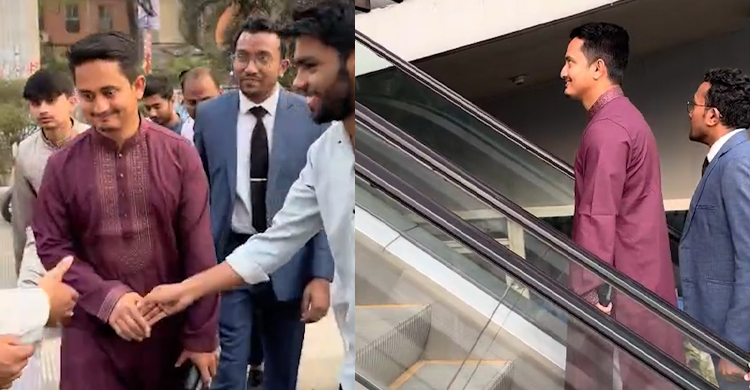 জাতীয় ছাত্রশক্তির ১ম প্রতিষ্ঠাবার্ষিকীতে আসলেন সারজিস আলম