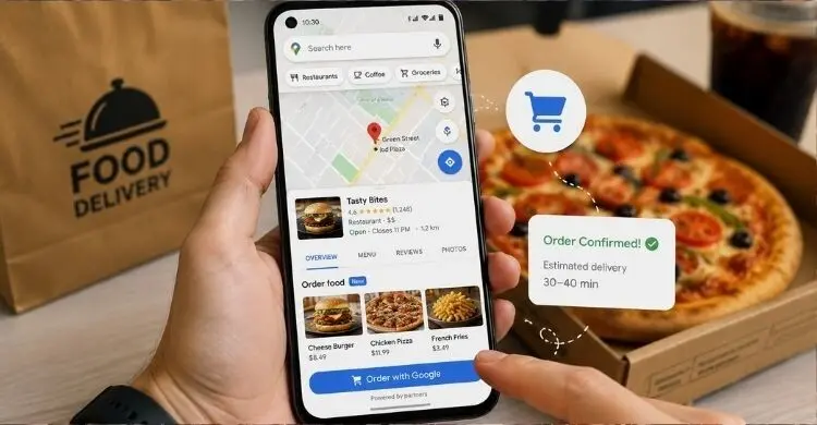 গুগল ম্যাপে এখন খাবারও অর্ডার করতে পারবেন