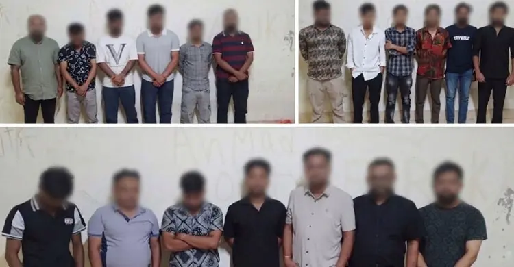 মদ্যপান করে উপদ্রব, গুলশানে আটক ১৯