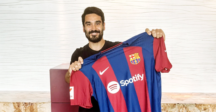 বার্সেলোনাতেই নাম লেখালেন গুন্দোয়ান