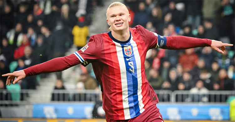 জার্সির পেছনে নাম পরিবর্তন হালান্ডের