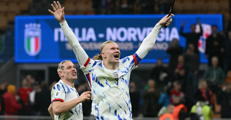 Haaland fires Norway to first World Cup since 1998