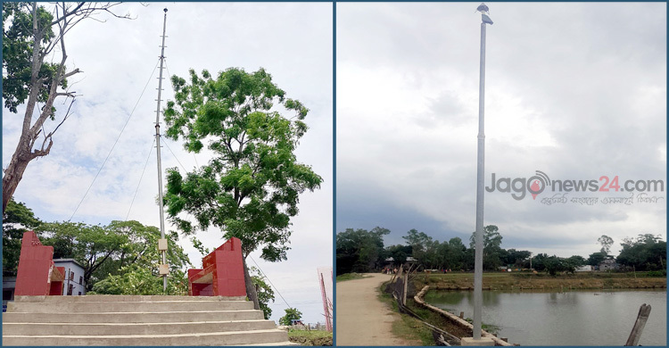 বজ্রপাতে মানুষ মরে হাওরে, যন্ত্র বসেছে সাবেক এমপির বাড়ির সামনে