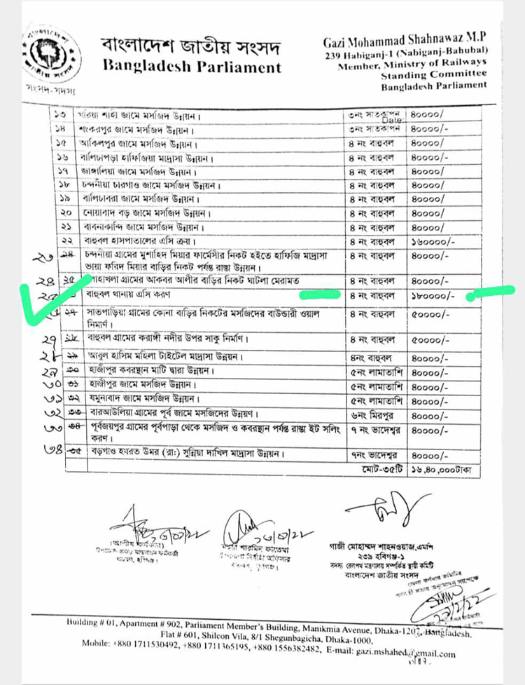 বদলির পর থানা থেকে এসি খুলে নিলেন ওসি