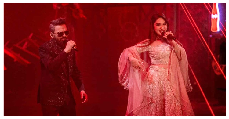 তাজাকিস্তানের জনপ্রিয় শিল্পী মেহেরনিগর রুস্তমের সঙ্গে হাবিব