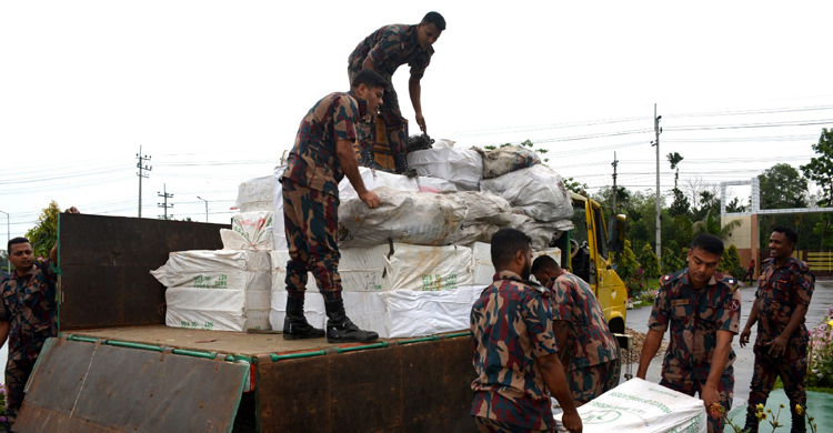 হবিগঞ্জে আড়াই কোটি টাকার ভারতীয় পণ্য জব্দ