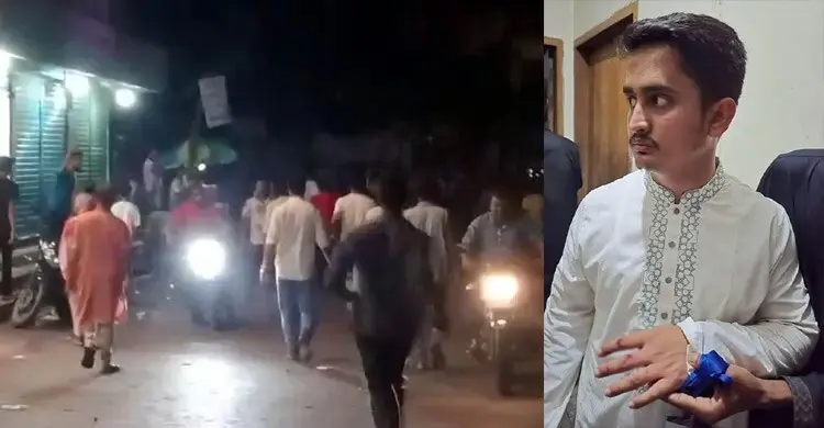 সারজিস-পাটওয়ারীর ওপর হামলার প্রতিবাদে রাতে বাংলামোটরে এনসিপির বিক্ষোভ