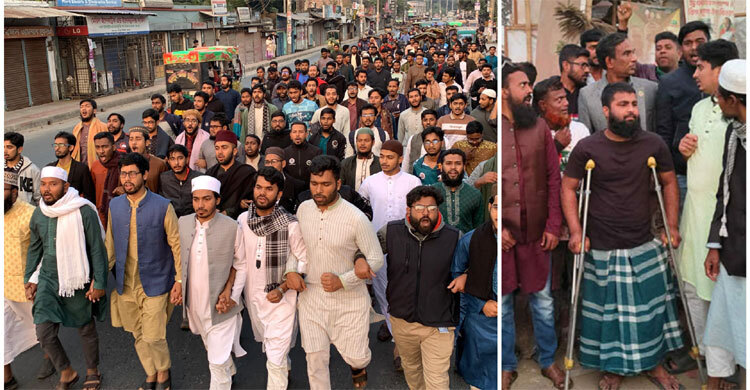 ওসমান হাদিকে গুলির ঘটনায় দেশজুড়ে বিক্ষোভ