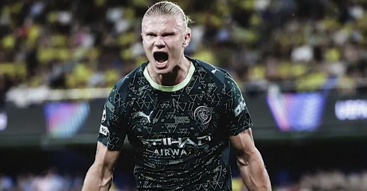 ম্যানসিটির জয়ের রাতে রোনালদোর রেকর্ড ছুঁলেন হালান্ড