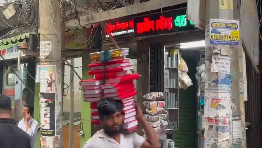 পুরান ঢাকায় হালখাতা প্রস্তুতিতে ব্যস্ত ব্যবসায়ীরা