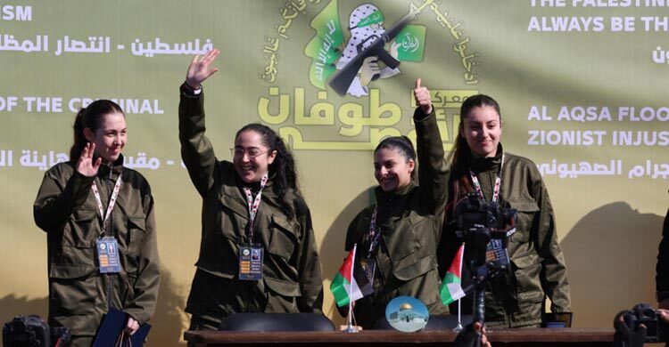 Hamas frees four Israeli women hostages in Gaza