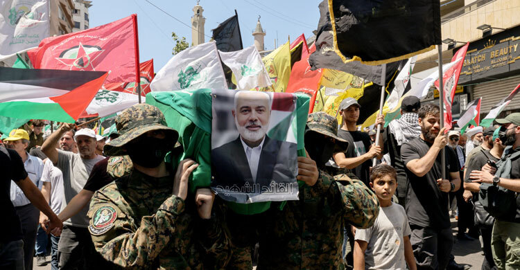 Slain Hamas chief buried in Qatar as escalation fears grow