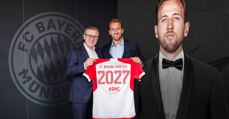 রেকর্ড দামে টটেনহ্যাম ছেড়ে বায়ার্নে হ্যারি কেইন