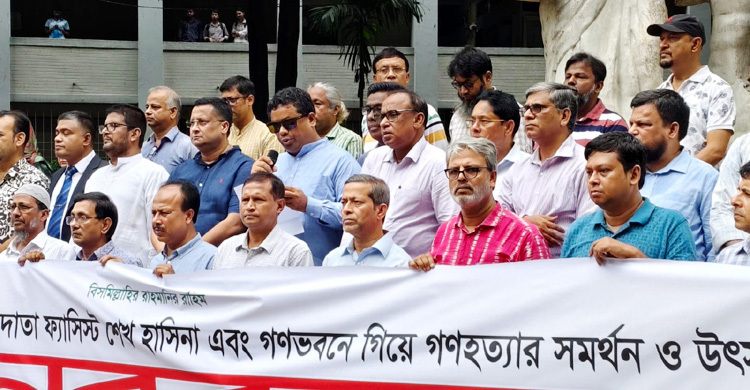 হাসিনা ও তার সহযোগী ঢাবি শিক্ষকদের বিচার দাবি সাদা দলের