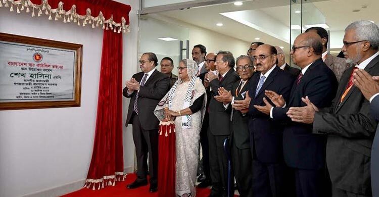PM opens Bangladesh Bar Council Bhaban