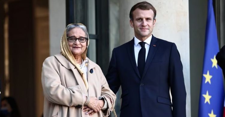 French President Macron to reach Dhaka this evening