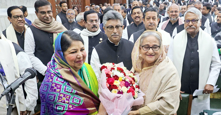 Sheikh Hasina reelected as Leader of the House