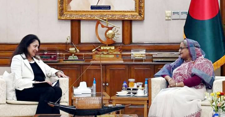 US Under Secretary Uzra meets PM Hasina