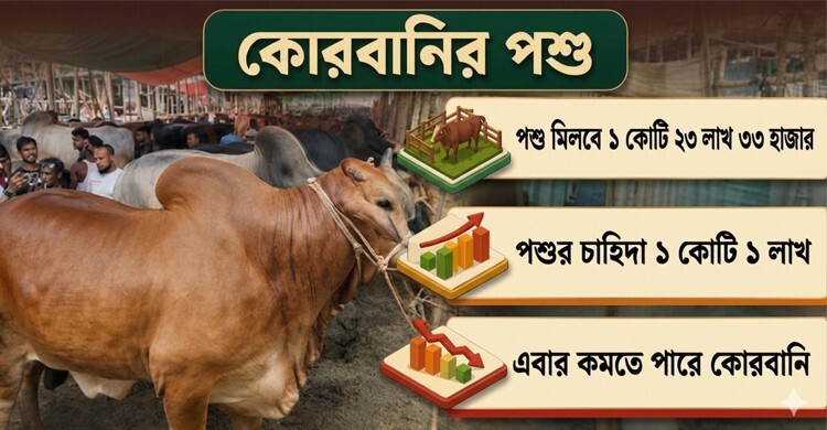 কোরবানির বাজারে মন্দার আভাস