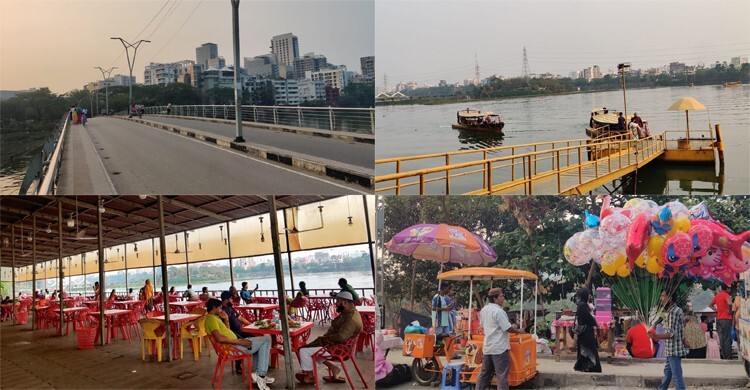 ছুটির দিনেও ফাঁকা হাতিরঝিল, খাঁ খাঁ করছে রেস্তোরাঁ-ফুড কোর্ট