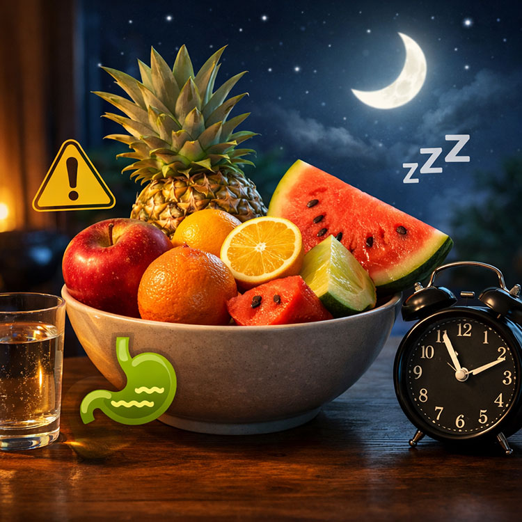 রাতে ফল খেলে ক্ষতি হয় কি?