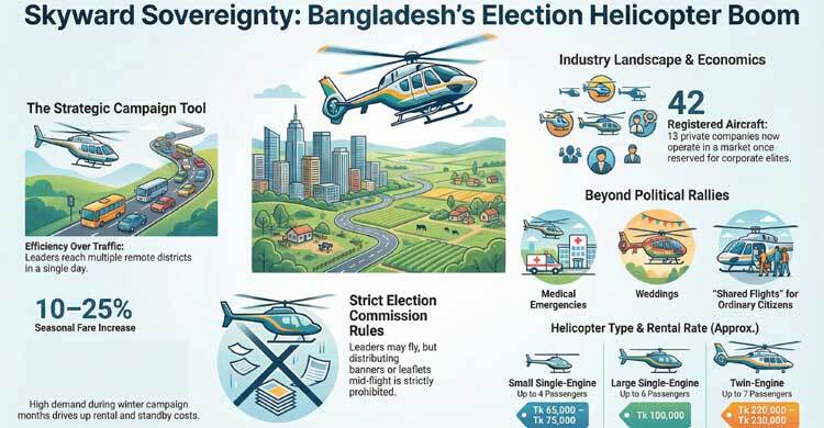Elections take flight: Helicopter demand soars as campaigns go sky-high