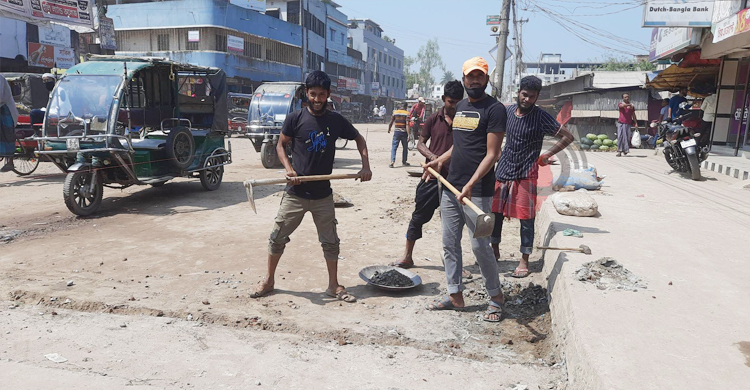 আবার শুরু হিলি ফোর লেনের কাজ