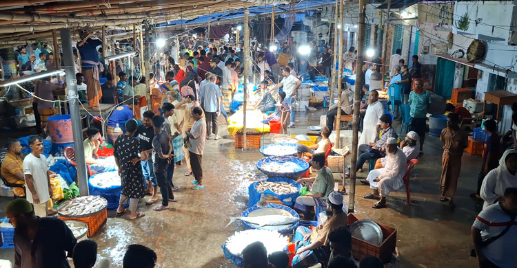 শেষ সময়েও ইলিশের দামে হতাশ ক্রেতারা