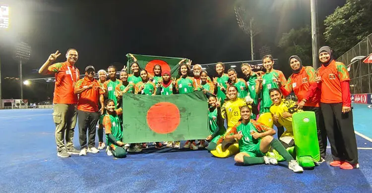 হংকংকে হারিয়ে ইতিহাস! প্রথমবার এশিয়ান গেমসে নারী হকি দল