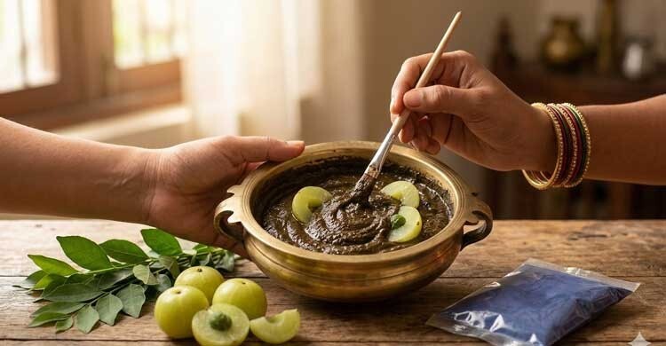 প্রাকৃতিকভাবে চুল কালো রাখার ঘরোয়া টিপস