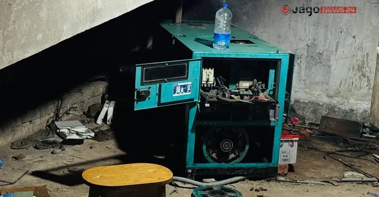 অকেজো একমাত্র জেনারেটর, বিদ্যুৎ চলে গেলে ভরসা মোমবাতি