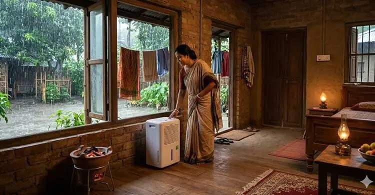 বৃষ্টিতে ঘর স্যাঁতস্যাঁতে? জানুন শুকনো রাখার উপায়