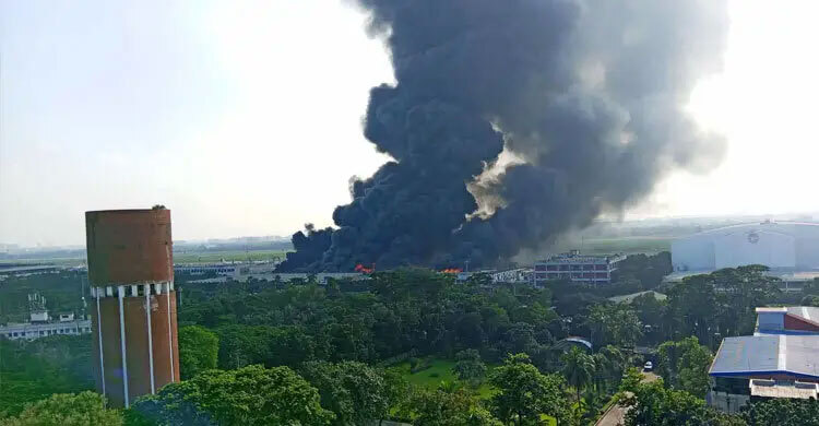 Fire at HSIA cargo village, 28 fire units battle blaze, flights unaffected