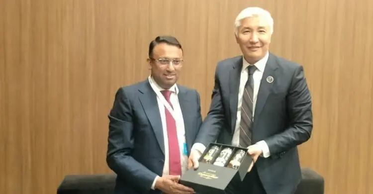 হুমায়ুন কবিরের সঙ্গে কিরগিজস্তানের প্রেসিডেন্টের বিশেষ দূতের সাক্ষাৎ