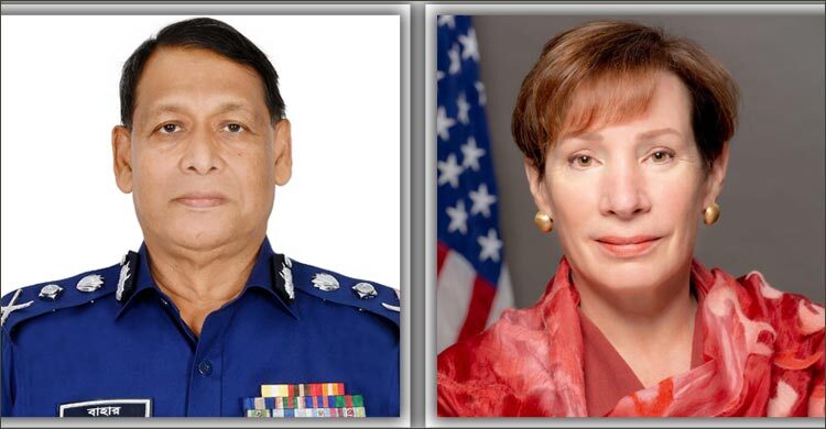 আইজিপির সঙ্গে মার্কিন রাষ্ট্রদূতের সাক্ষাৎ