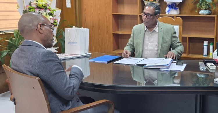 বিশ্ব স্বাস্থ্য সংস্থার সহযোগিতা সরকারের লক্ষ্য অর্জনে সহায়ক হবে