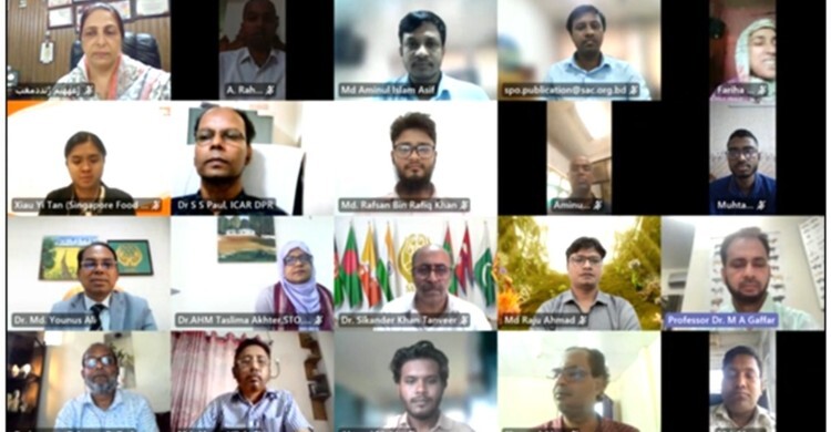 নিরাপদ পোলট্রি উৎপাদনের কৌশল নিয়ে সার্ক কৃষি কেন্দ্রের ওয়েবি