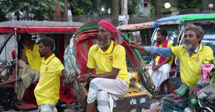 এনসিপি-সমর্থিত রিকশা-ভ্যান চালকদের সংগঠনের আত্মপ্রকাশ