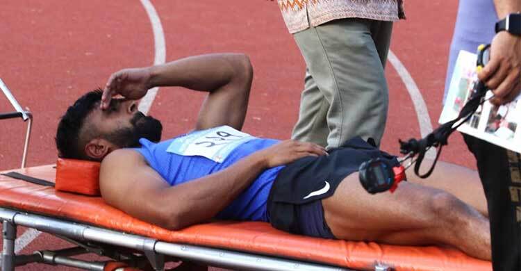 ট্র্যাকেই পড়ে গেলেন ইমরানুর রহমান