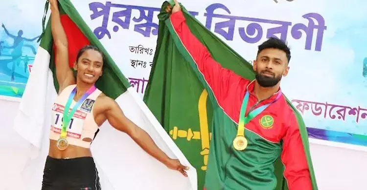 হতাশ করলেন বাংলাদেশের দ্রুততম মানব ইমরানুর ও মানবী শিরিন