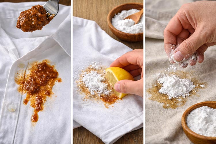 পোশাক থেকে তেল-মসলার দাগ তোলার সহজ উপায়